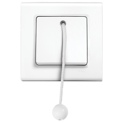 VİKO LİNNERA BEYAZ İPLİ ACİL UYARI BUTONU  VİKO LİNNERA BEYAZ İPLİ ACİL UYARI BUTONU